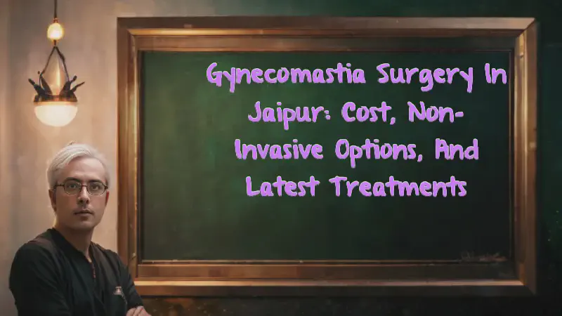 Featured image of post Gynecomastia Surgery in Jaipur: Cost, Non-Invasive Options, and Latest Treatments