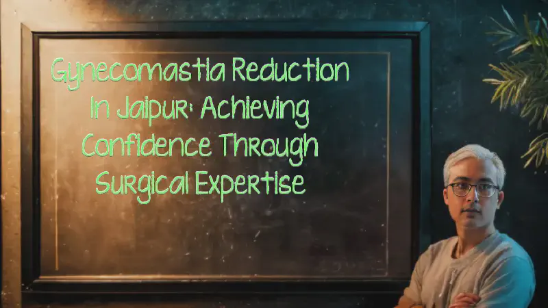Featured image of post Gynecomastia Reduction in Jaipur: Achieving Confidence Through Surgical Expertise